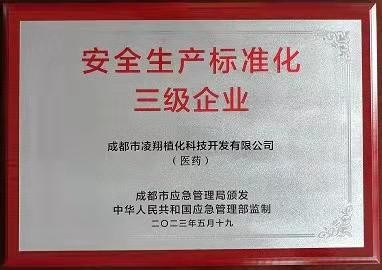 安全生产标准化三级企业证书